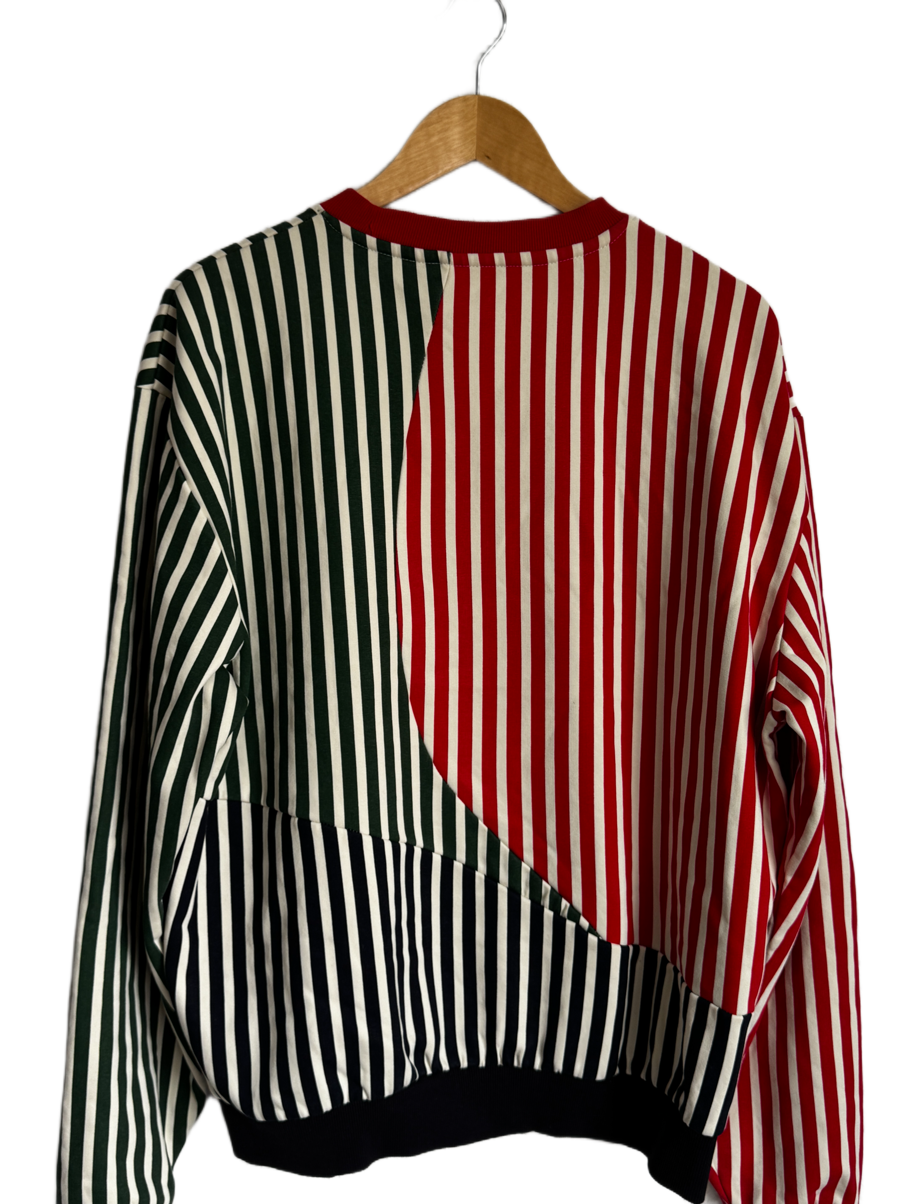 Karl Kani Striped Crewneck Sweatshirt - Size Small