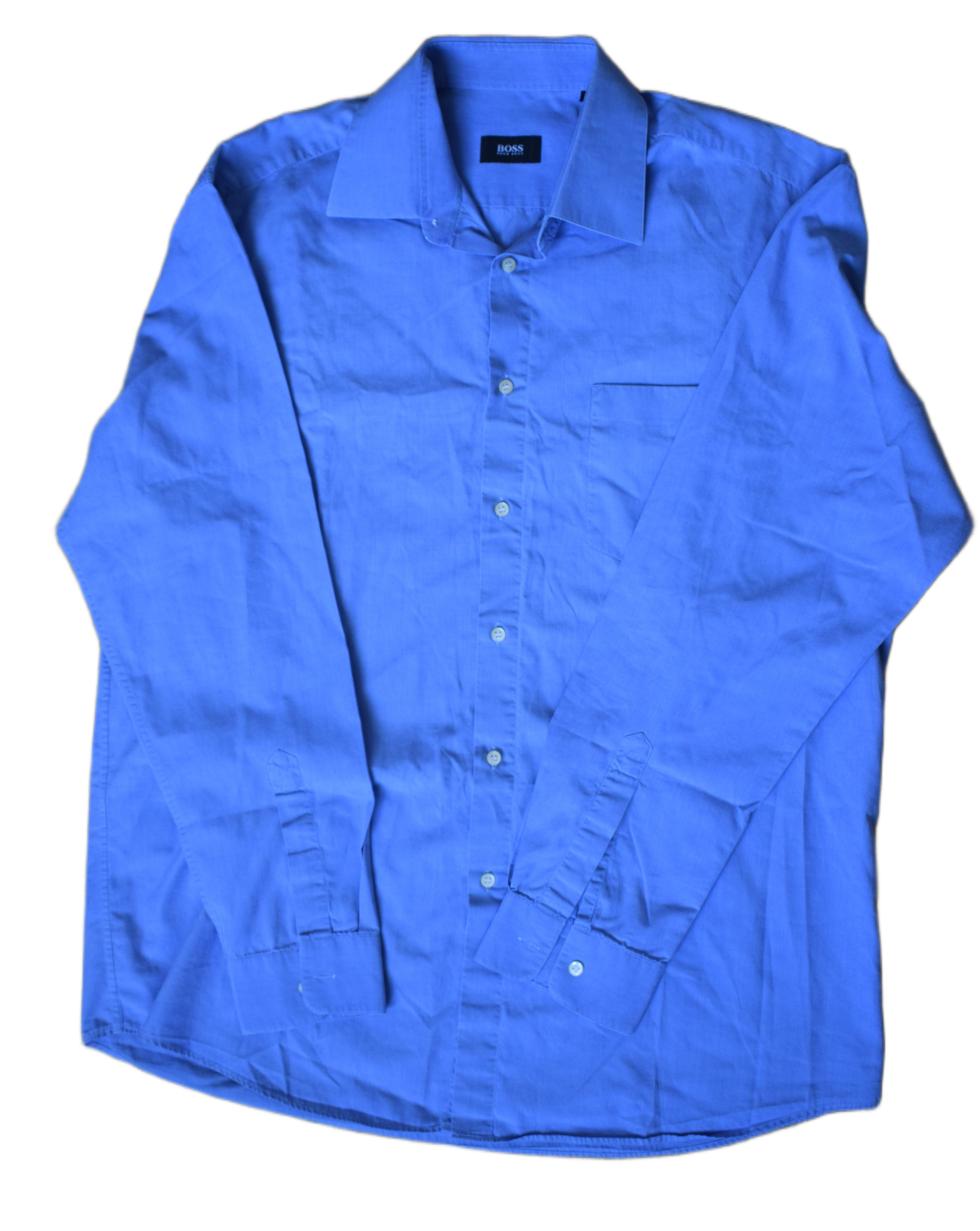 Blue BOSS Hugo Boss Long-Sleeved Shirt
