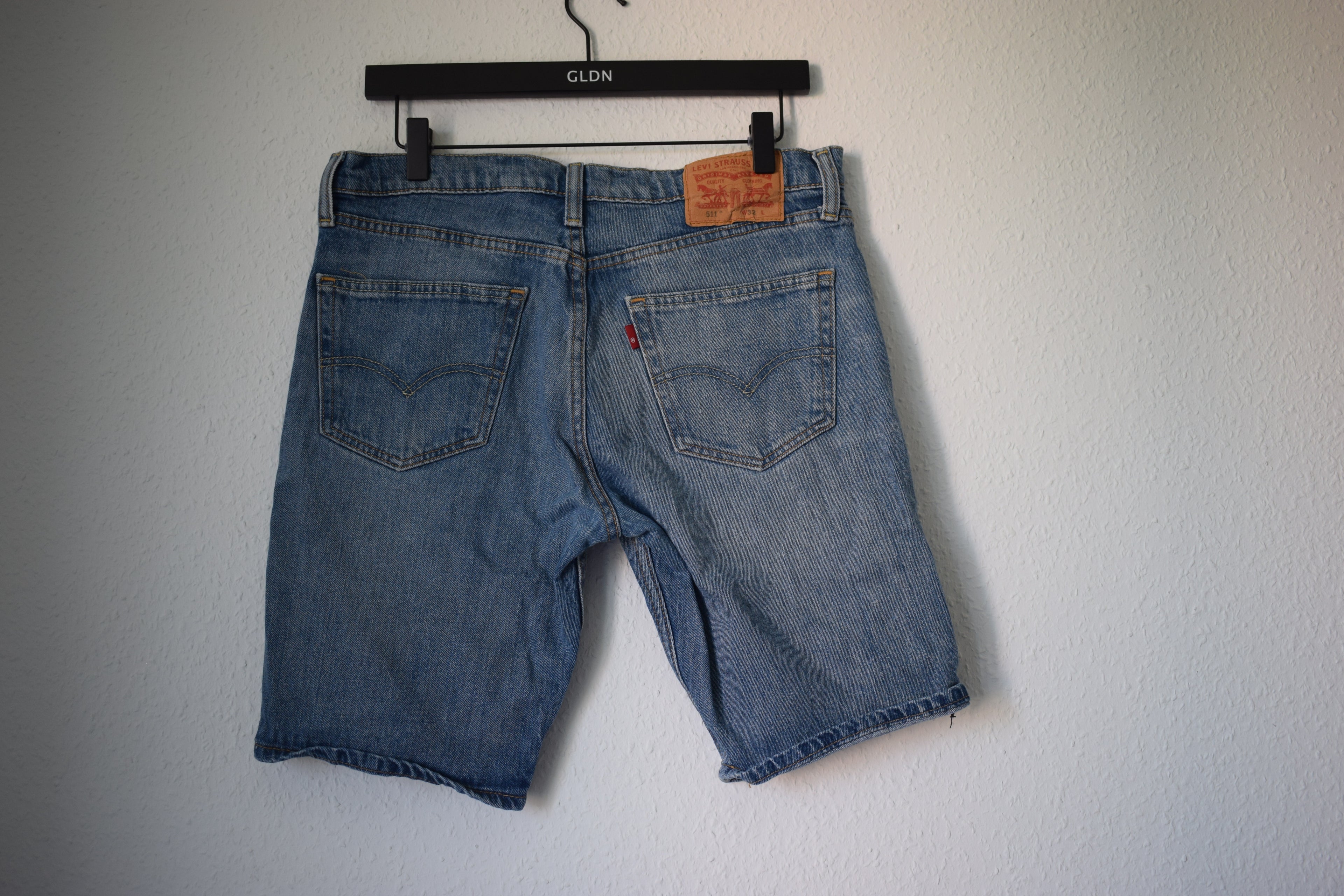 Levi's 511 Slim Fit Denim Shorts, Light Wash, W32