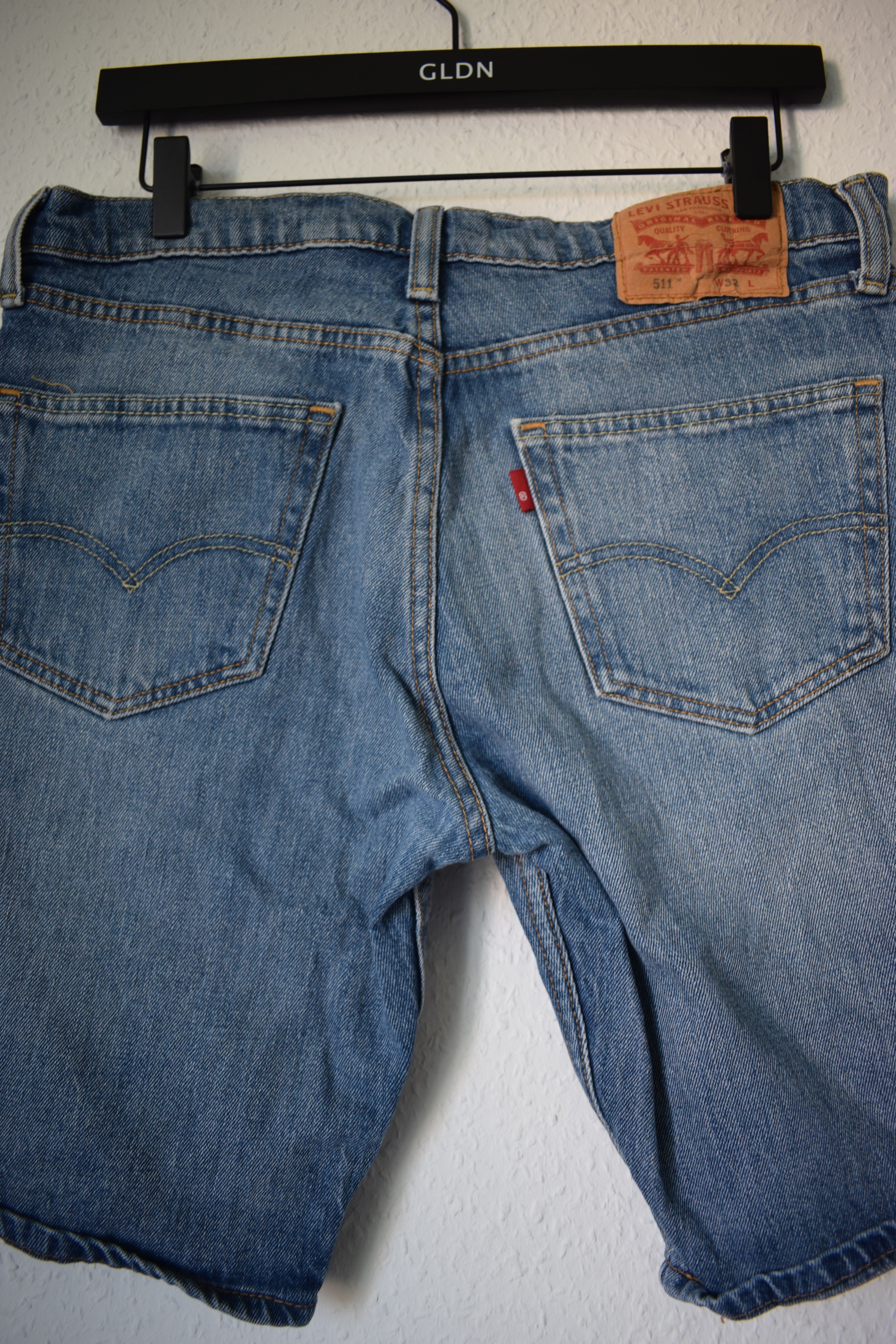 Levi's 511 Slim Fit Denim Shorts, Light Wash, W32