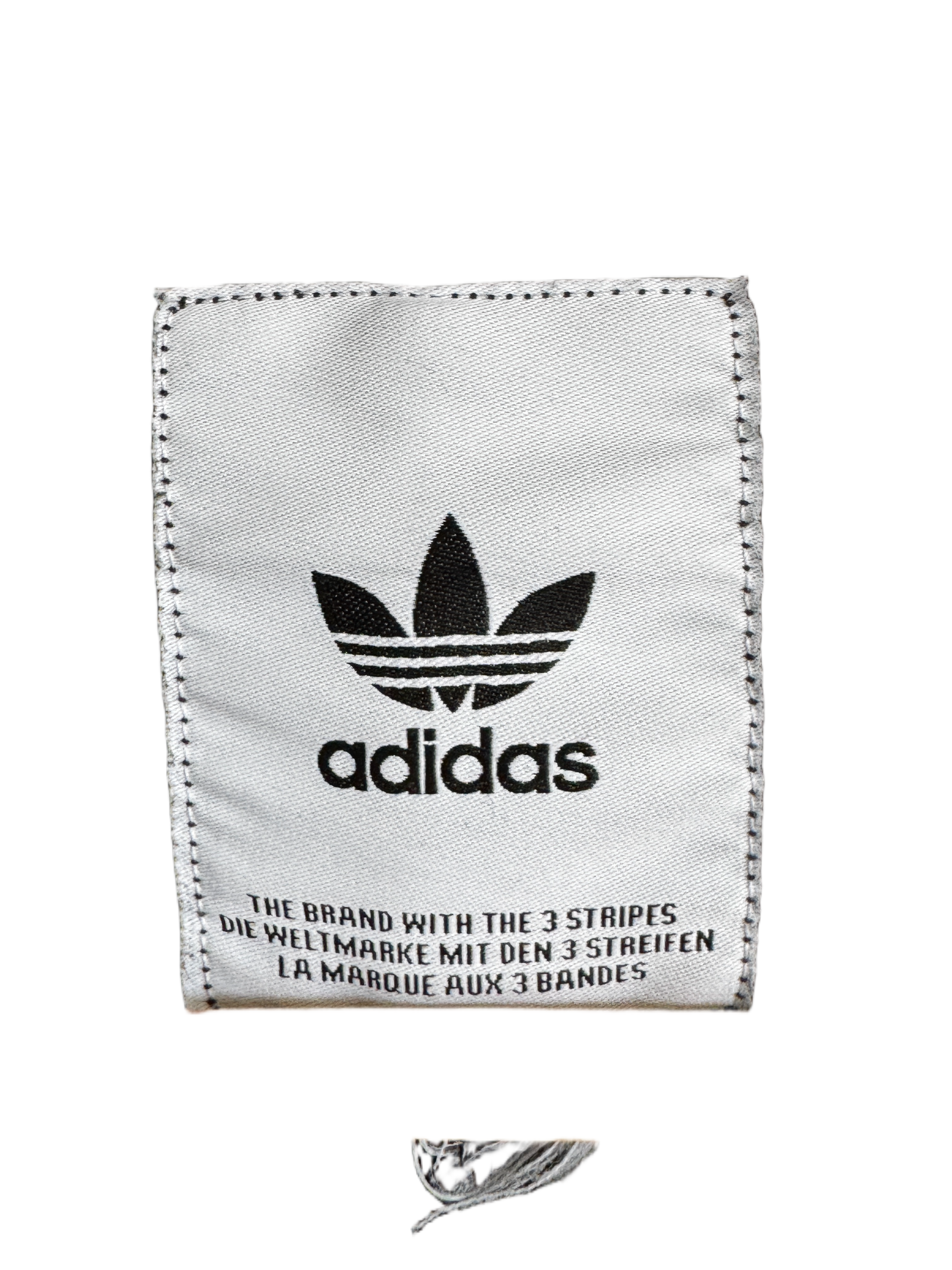 Adidas Trefoil Hoodie - Black with Floral Graphic Print- M