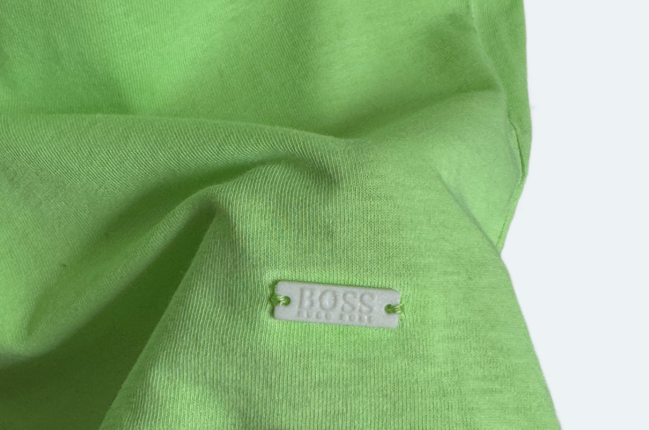 Hugo Boss V-Neck T-Shirt - Lime Green - L