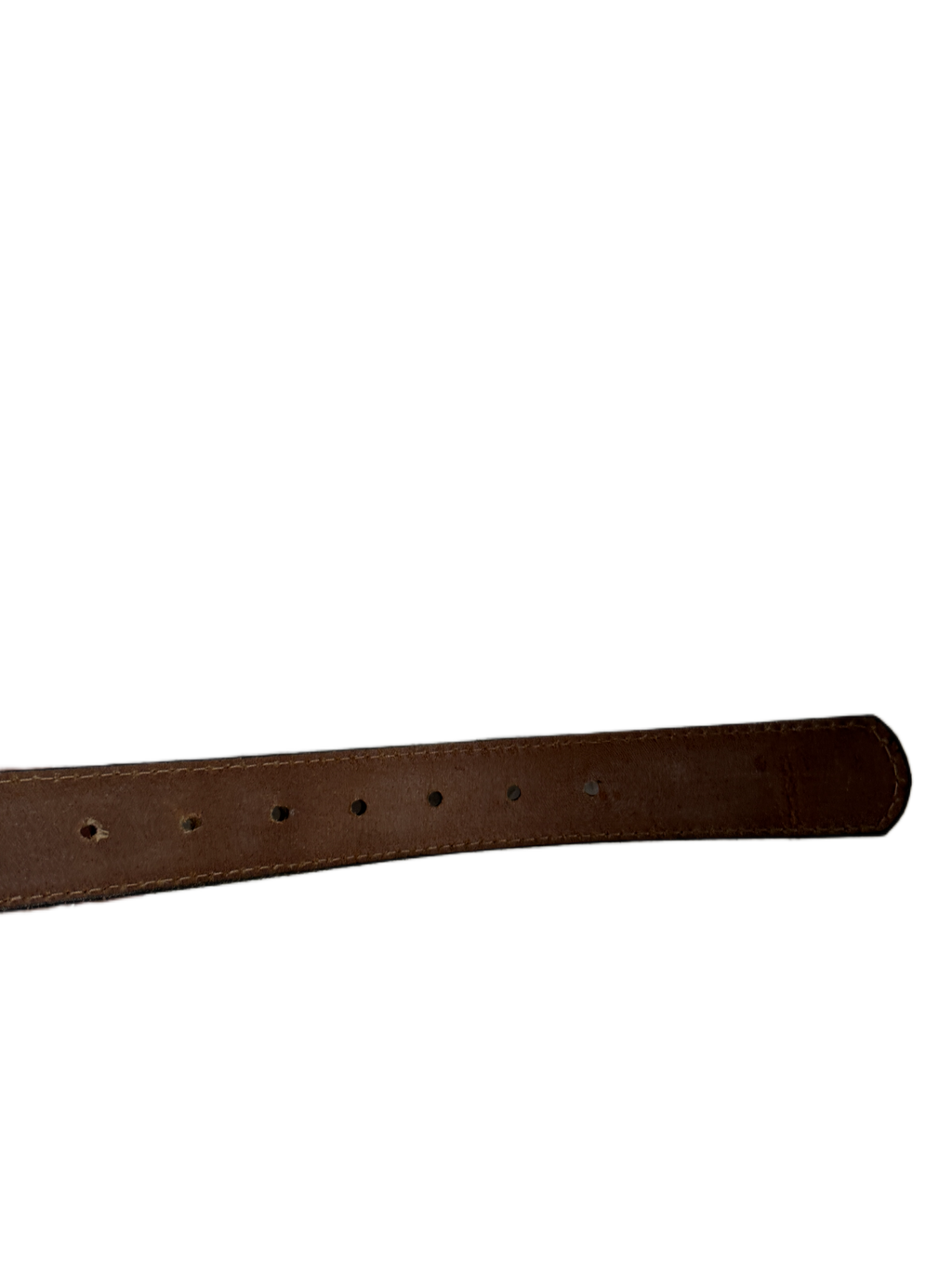 Genuine Leather Belt - Dark Brown- 95