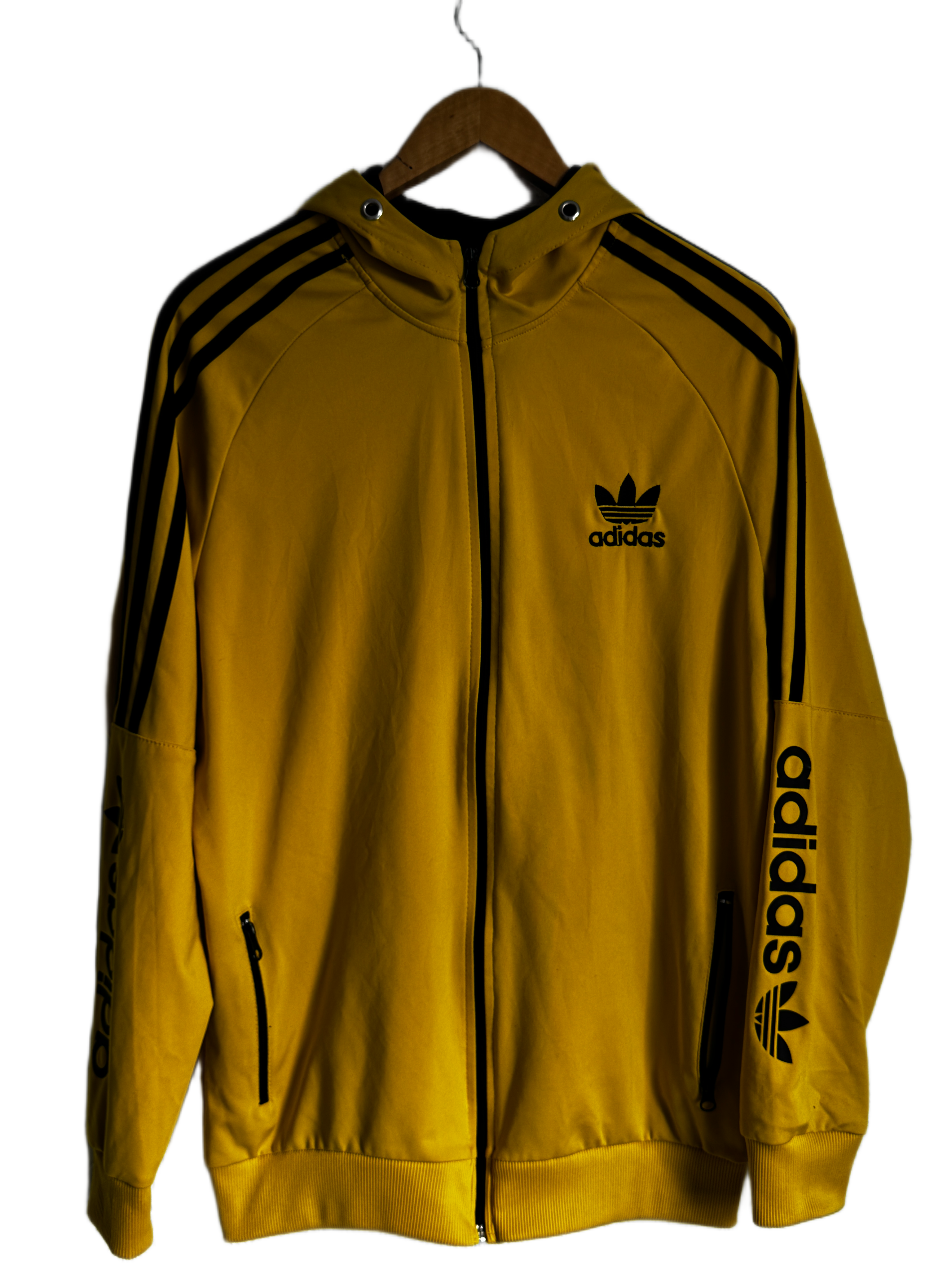 Adidas Trefoil Track Jacket - Yellow and Black