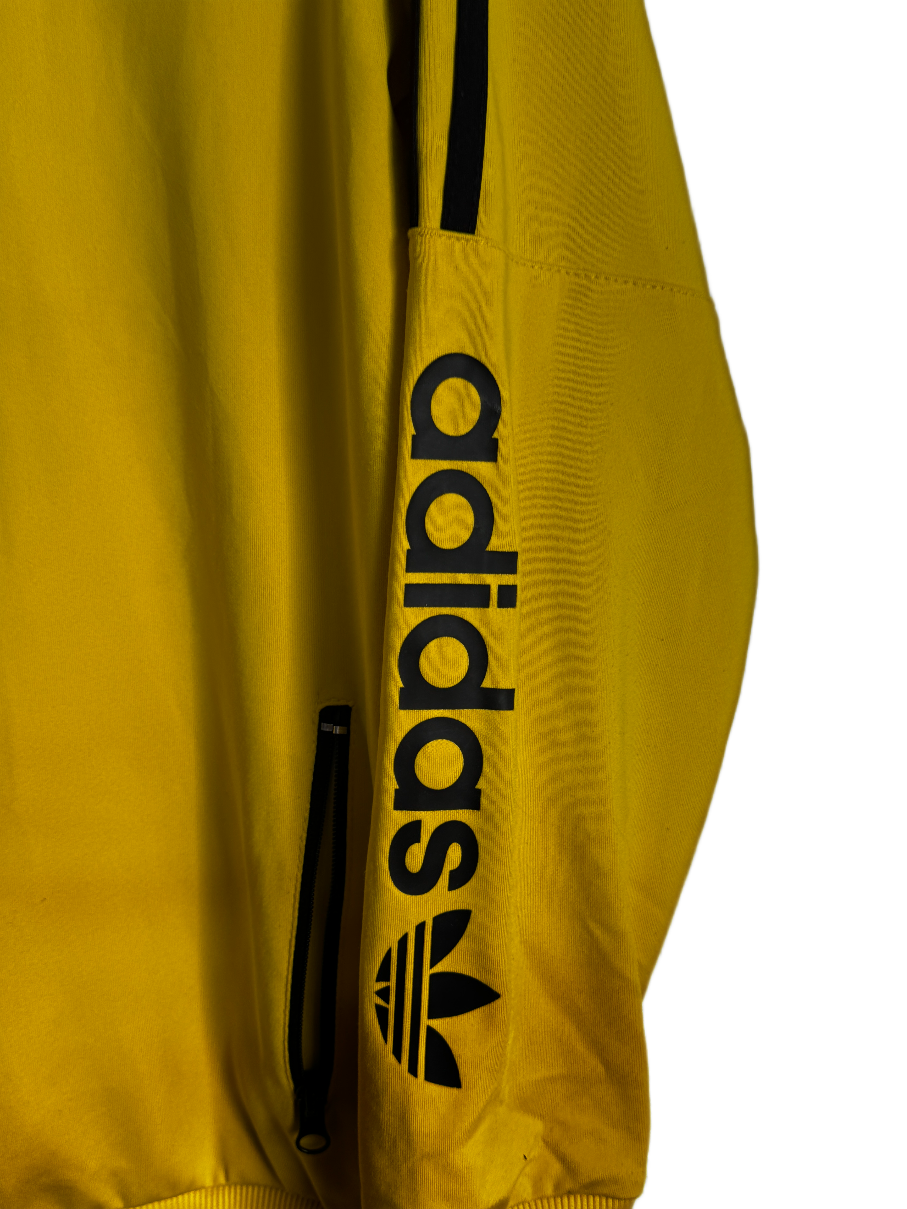 Adidas Trefoil Track Jacket - Yellow and Black