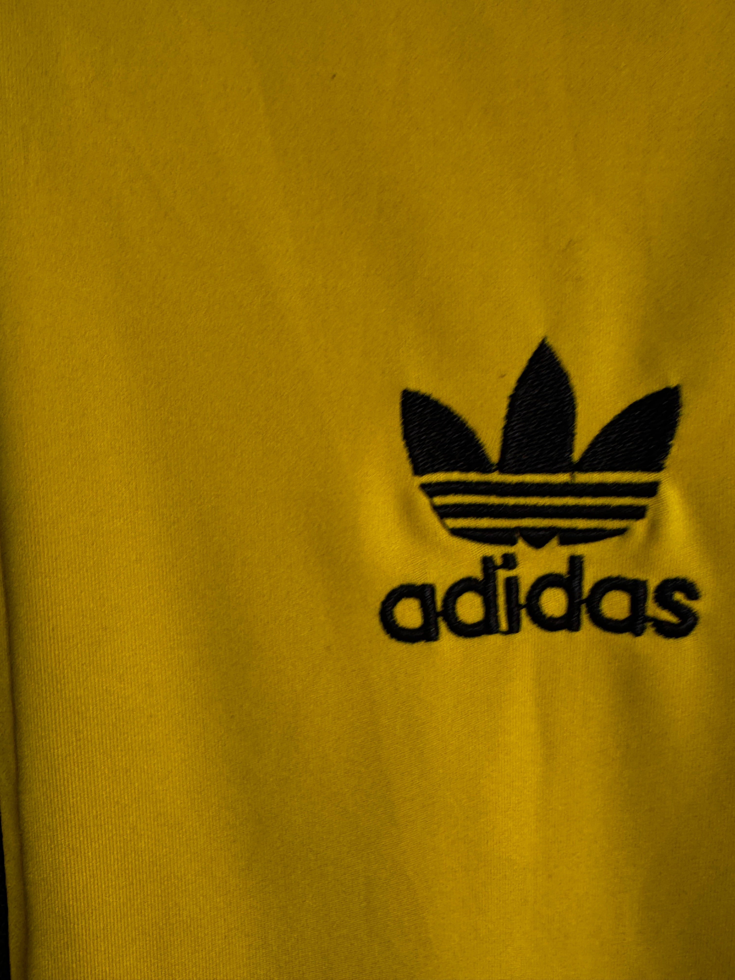 Adidas Trefoil Track Jacket - Yellow and Black