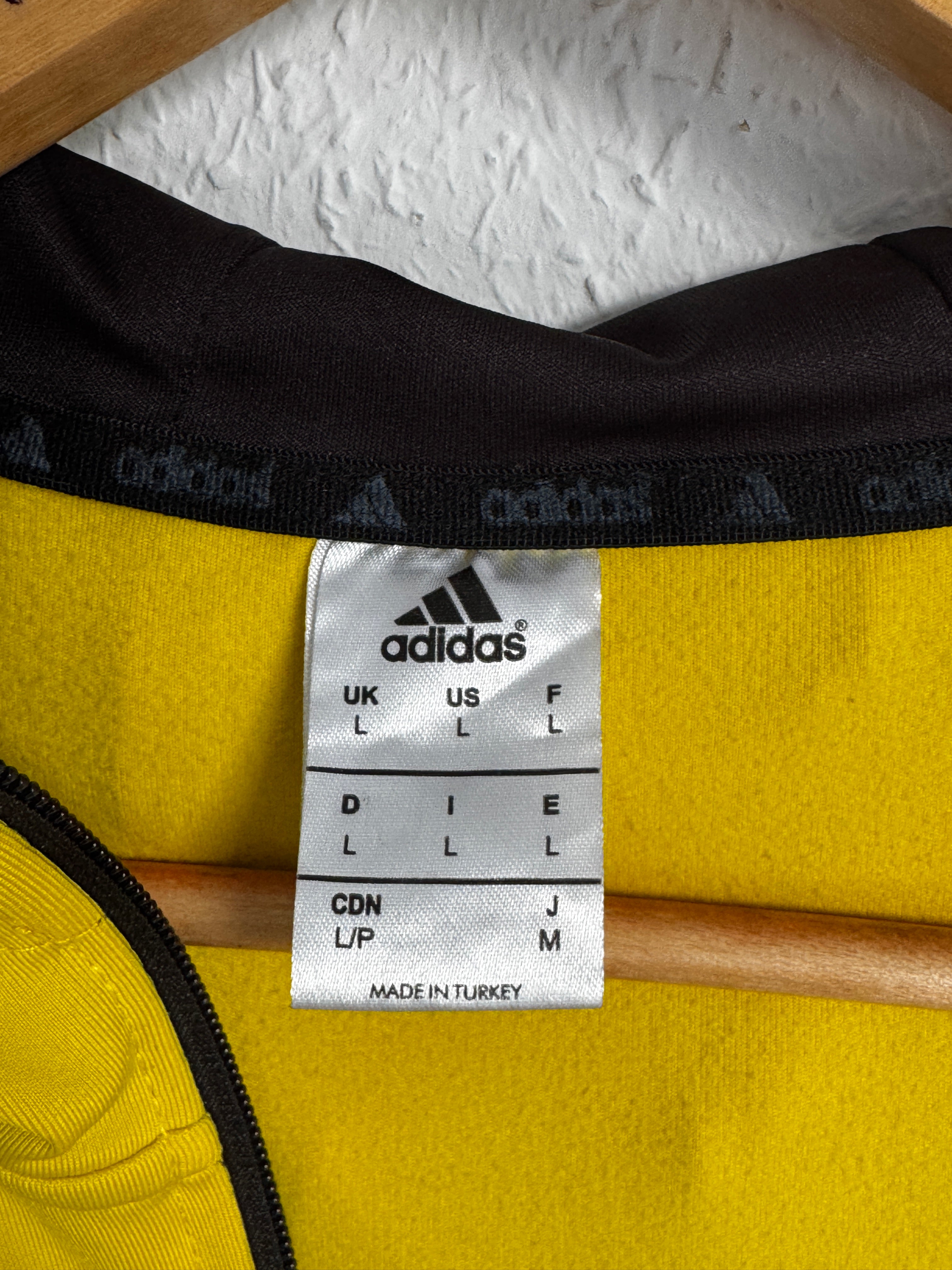 Adidas Trefoil Track Jacket - Yellow and Black