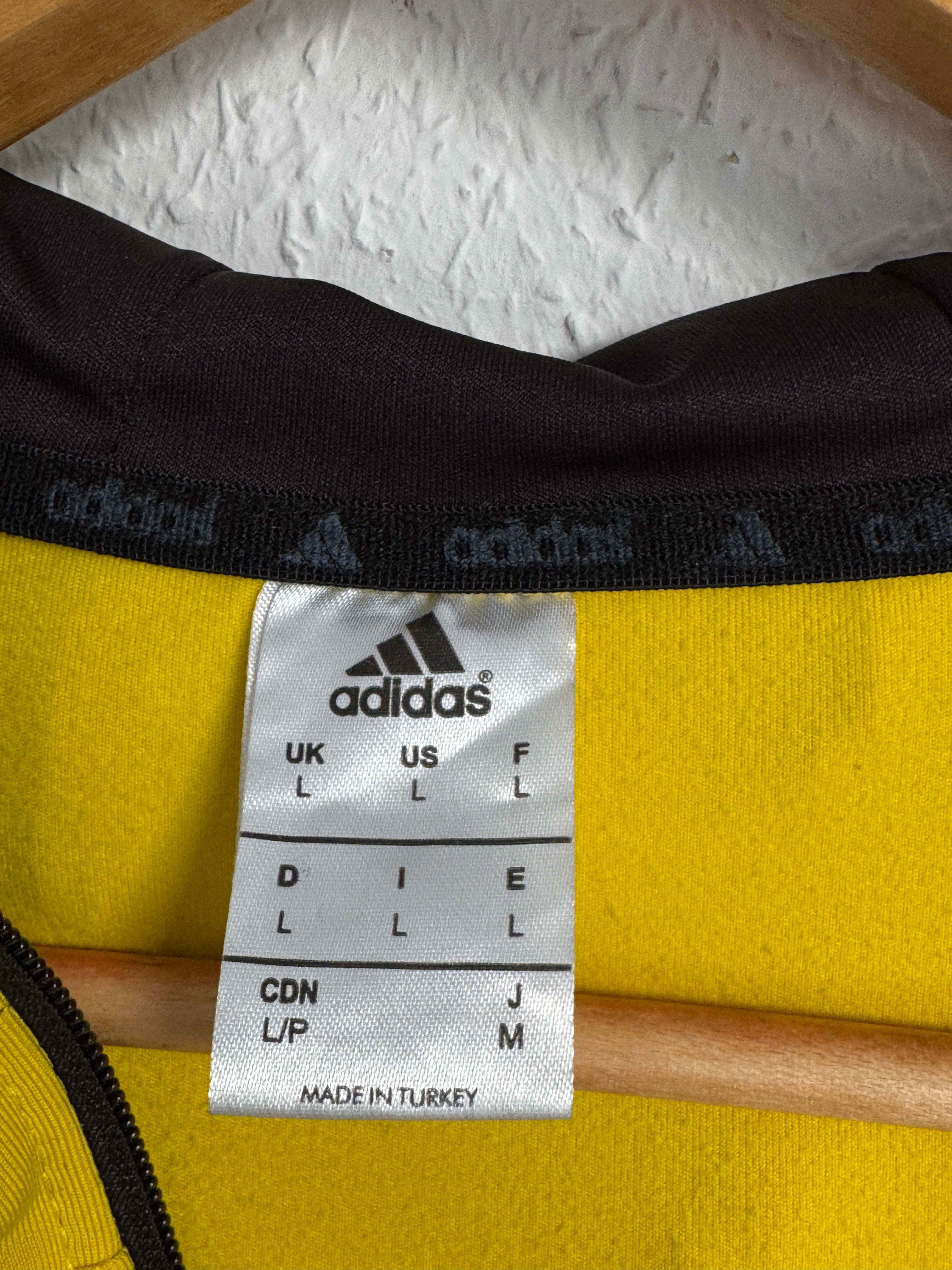 Adidas Trefoil Track Jacket - Yellow and Black