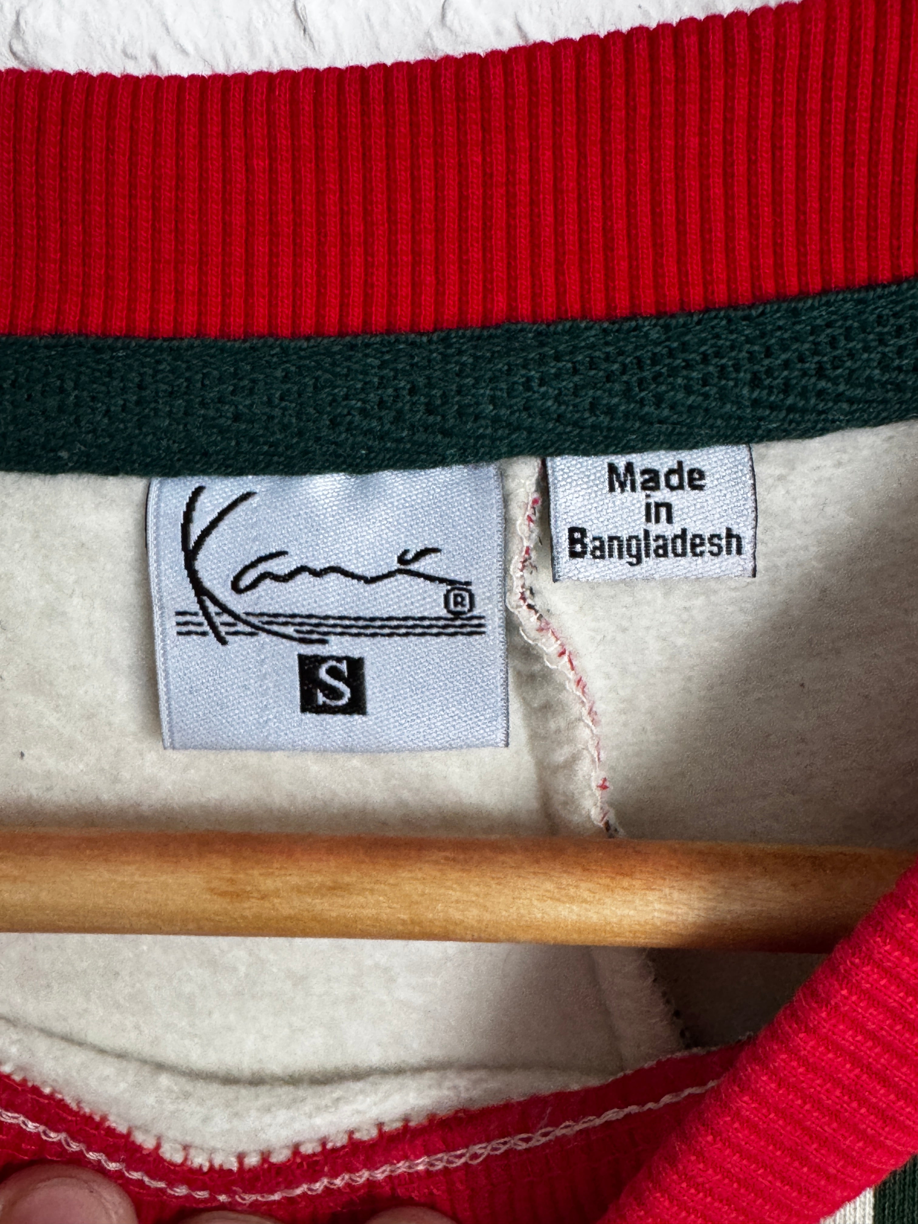 Karl Kani Striped Crewneck Sweatshirt - Size Small
