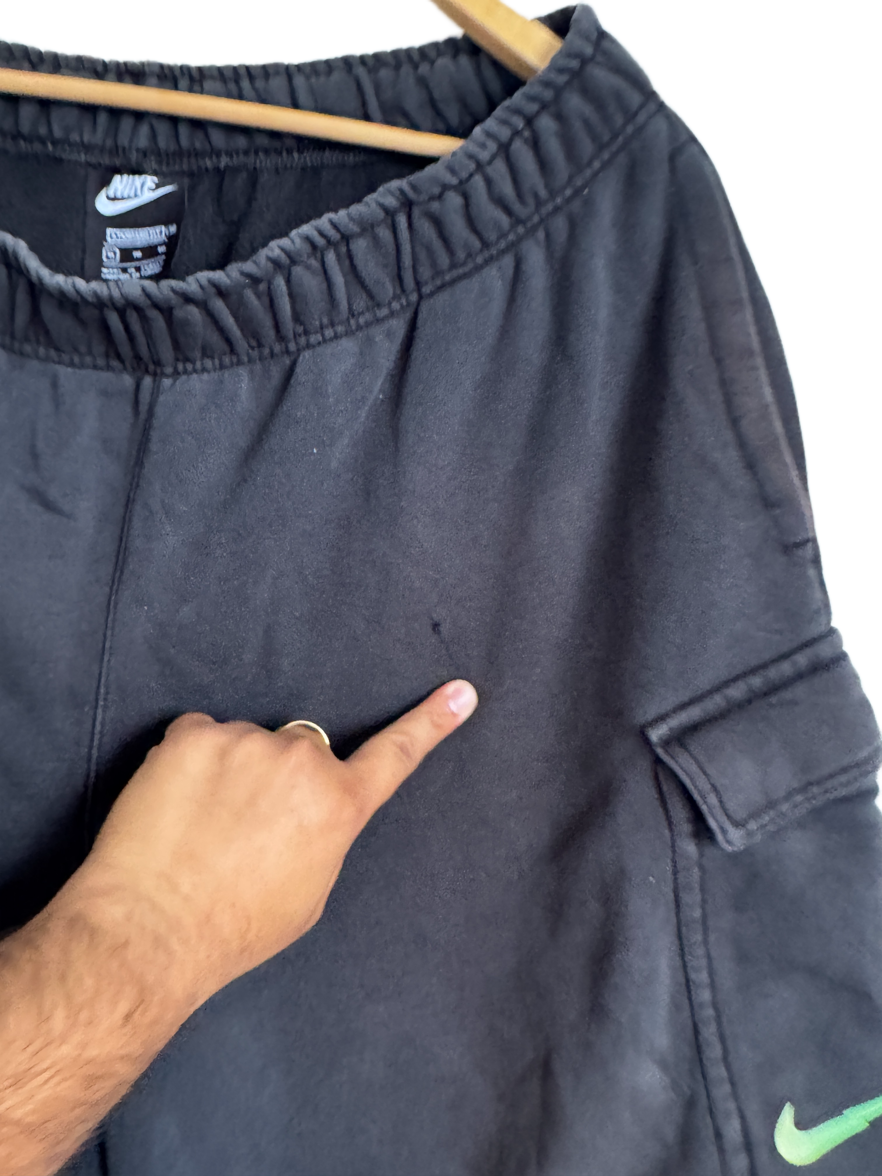 Black Nike Standard Fit Cargo Shorts