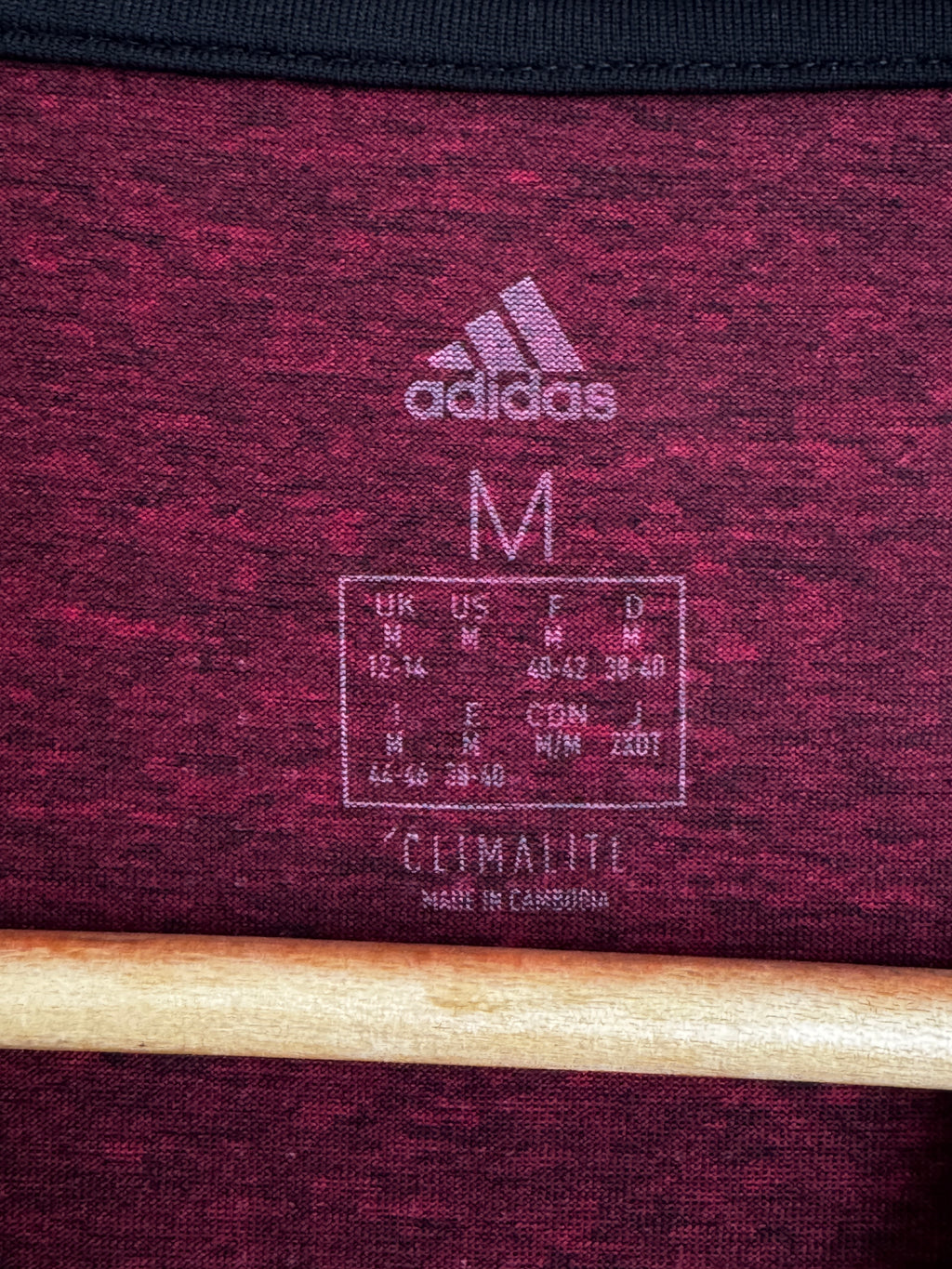 Adidas Climalite Training T-Shirt - Burgundy