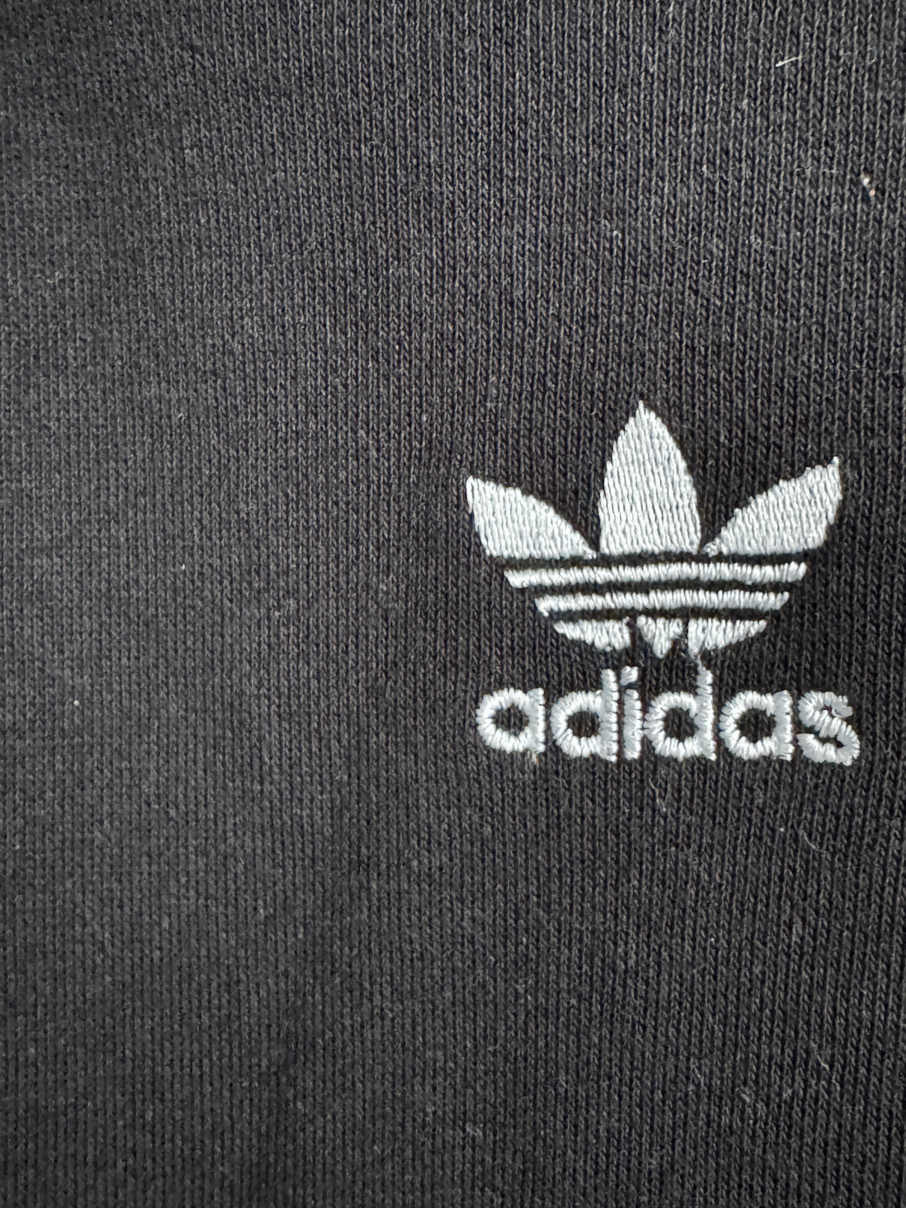 Adidas Black Hoodie with Trefoil Logo