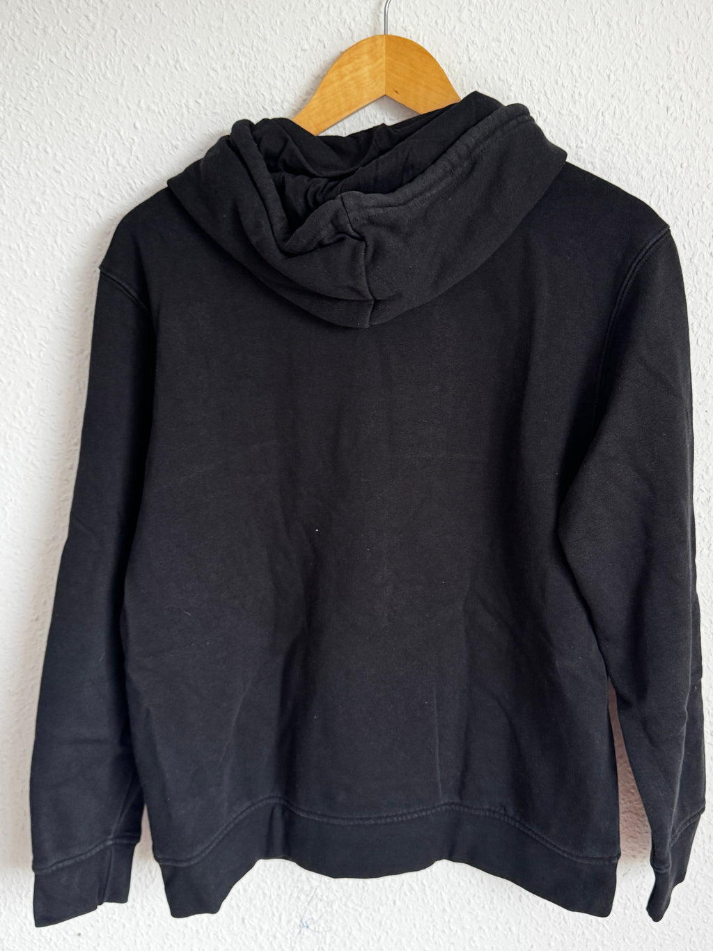 Adidas Black Hoodie with Trefoil Logo