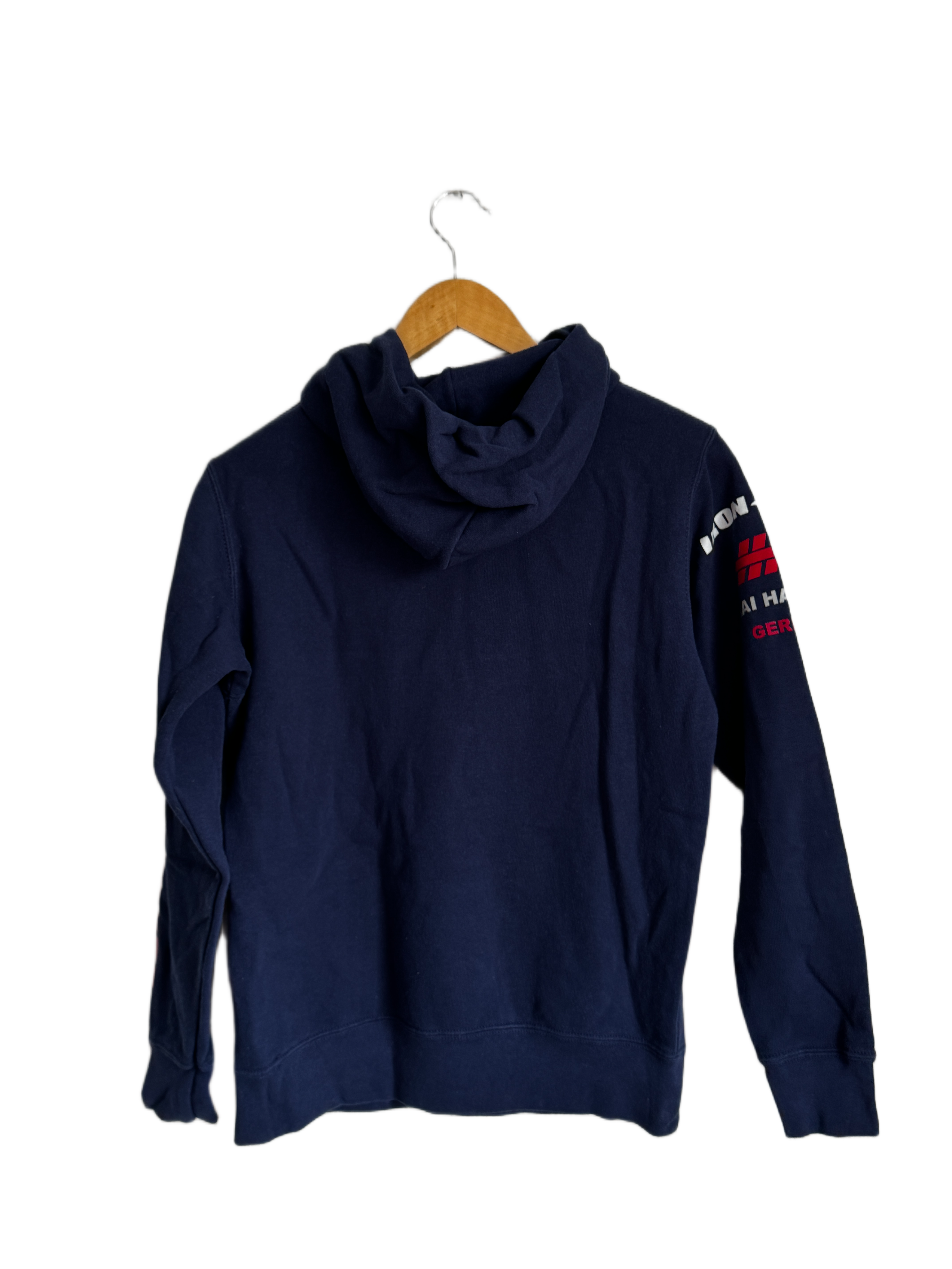 Navy Blue "Iron Hai" Hoodie - Size S