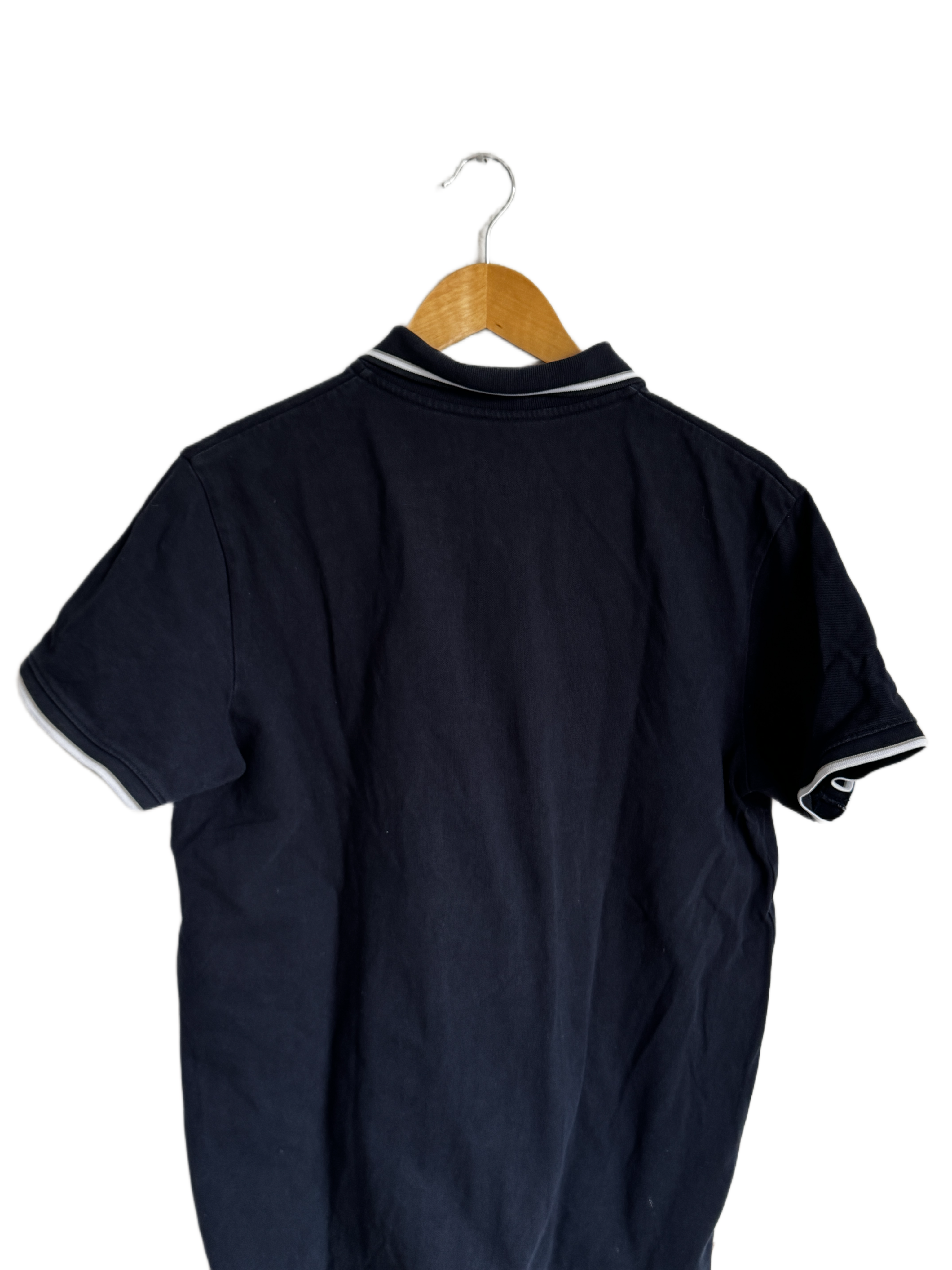 Men's Timberland Navy Polo Shirt - L/G Slim Fit - 100% Organic Cotton