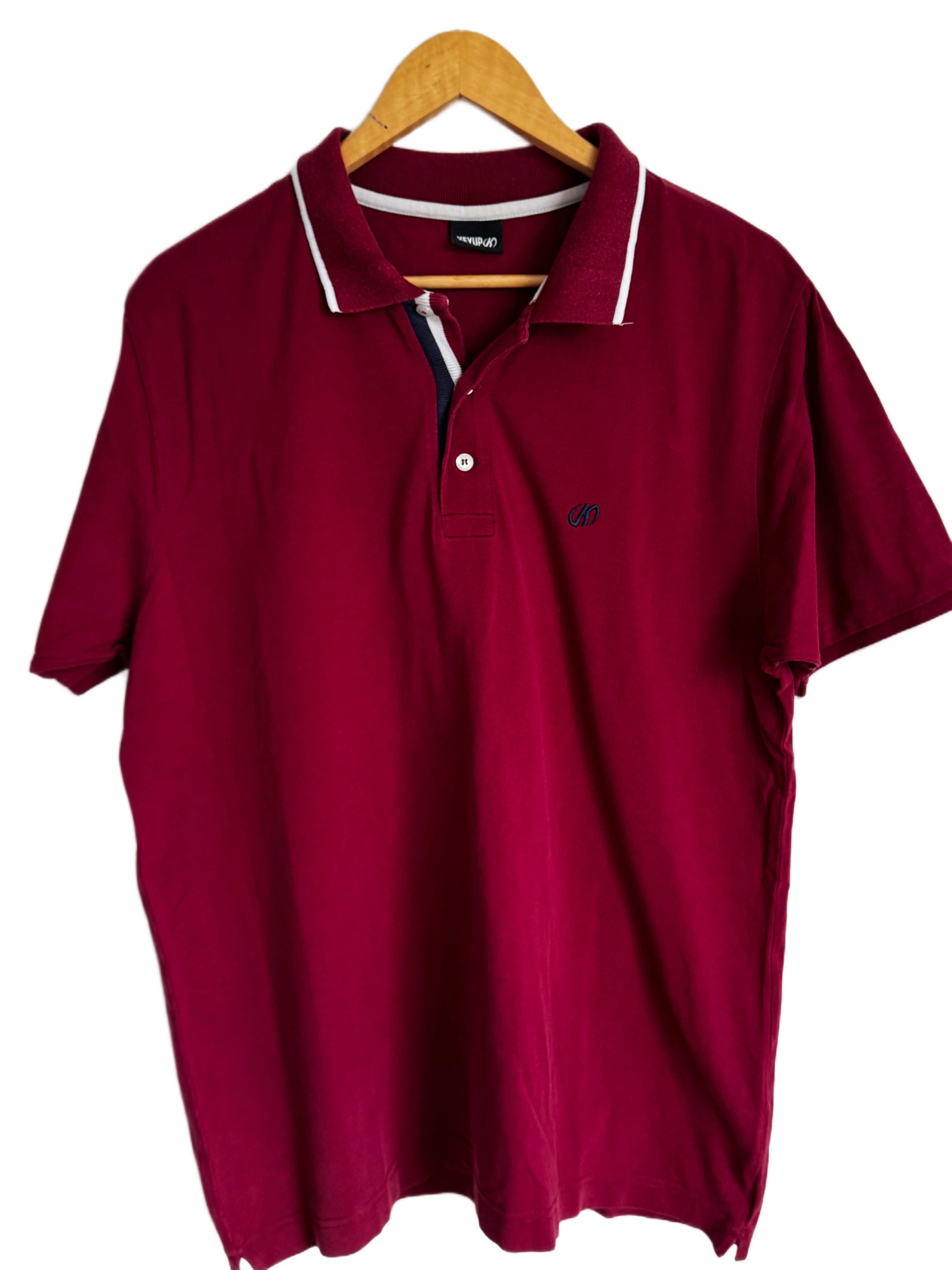 Maroon KeyUp Polo Shirt - Size XL
