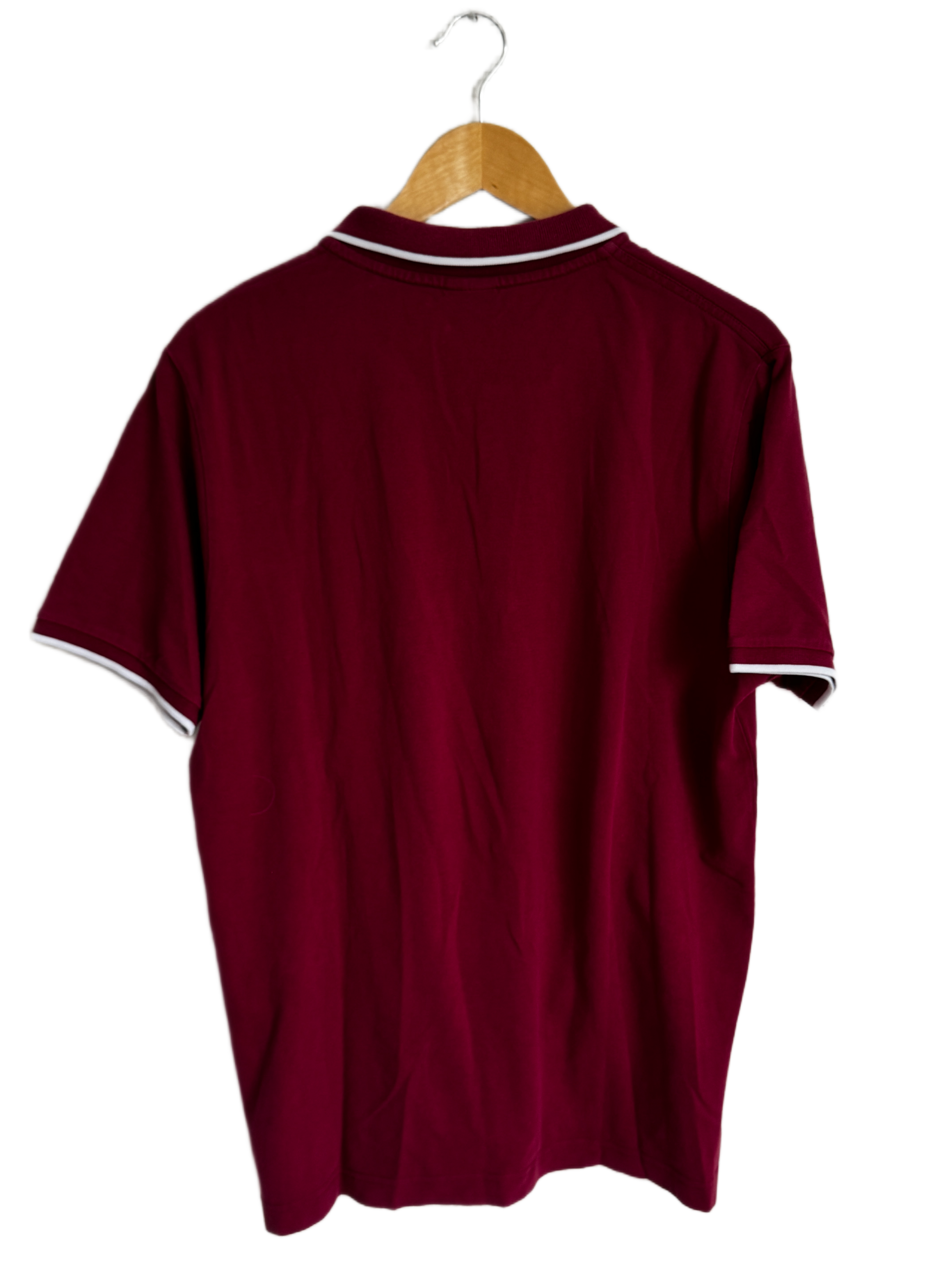 Maroon KeyUp Polo Shirt - Size XL