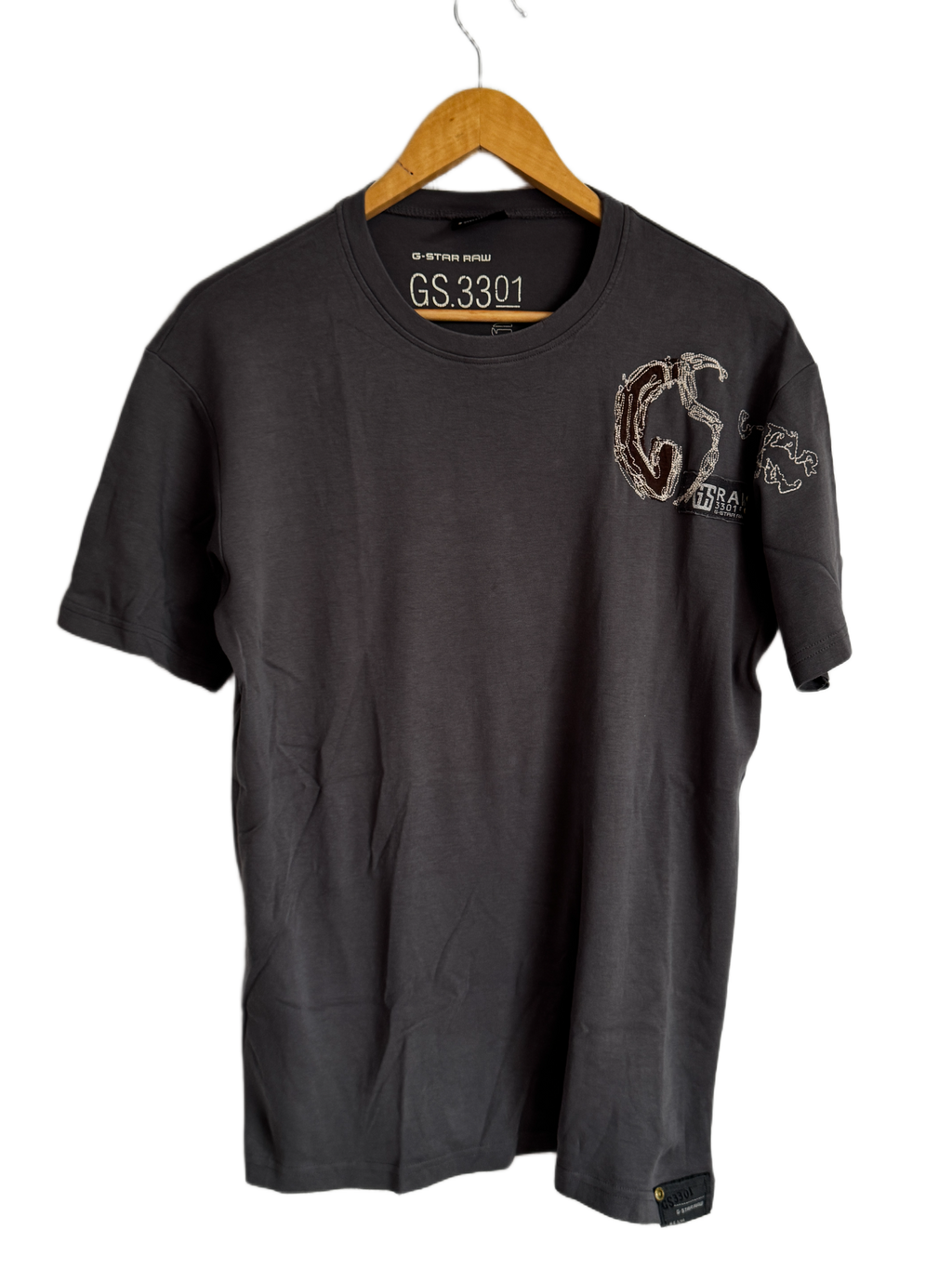 G-Star RAW GS 3301 Dark Grey T-Shirt