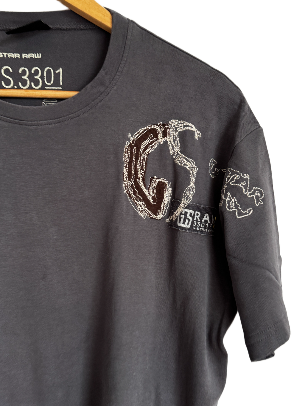 G-Star RAW GS 3301 Dark Grey T-Shirt