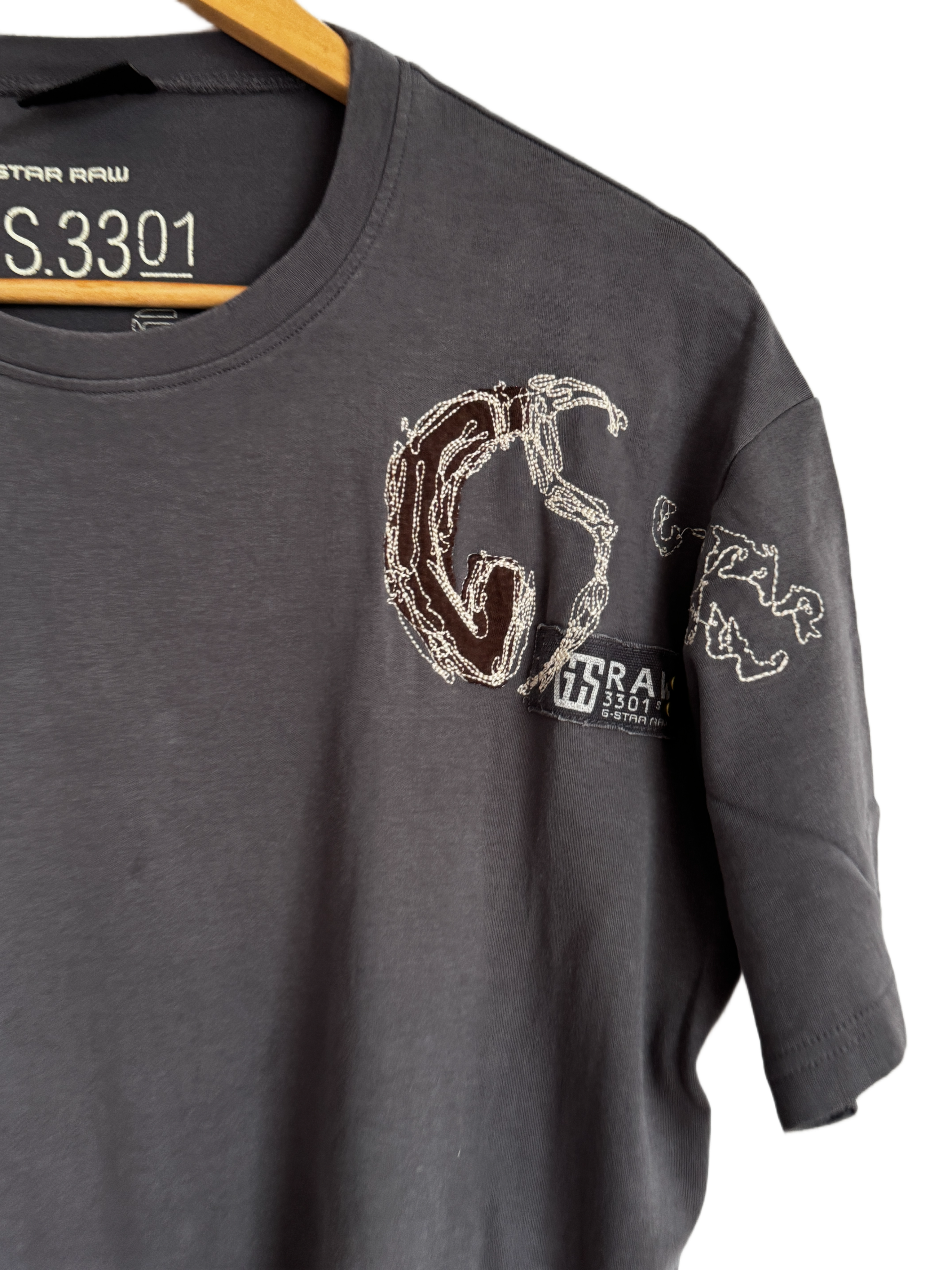G-Star RAW GS 3301 Dark Grey T-Shirt