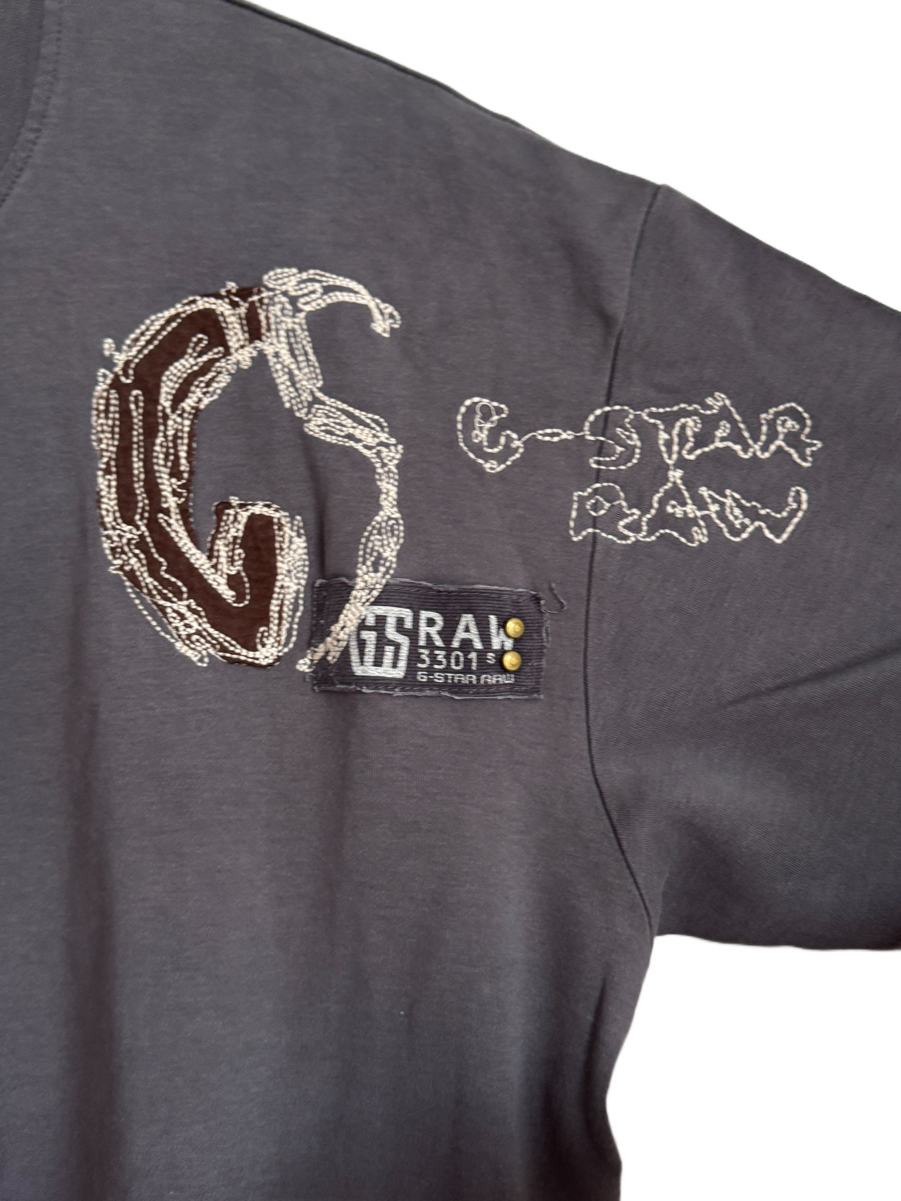 G-Star RAW GS 3301 Dark Grey T-Shirt