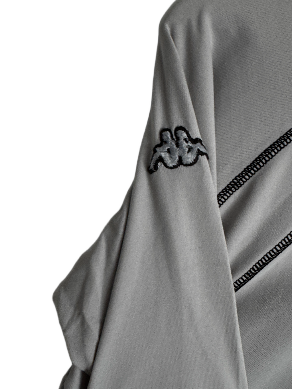 Kappa Longsleeve Top with Contrast Stitching and Italian Flag Detail