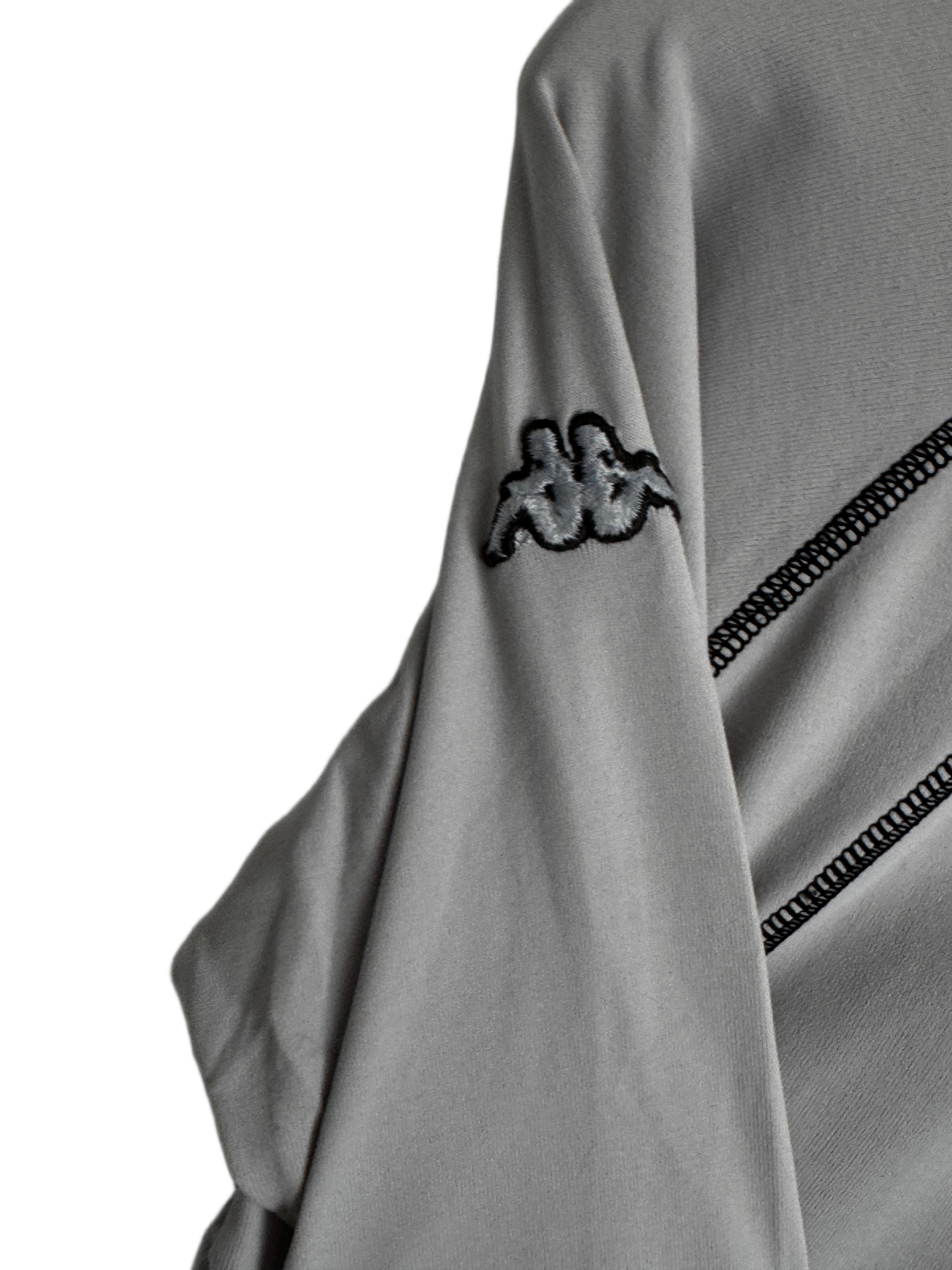 Kappa Longsleeve Top with Contrast Stitching and Italian Flag Detail