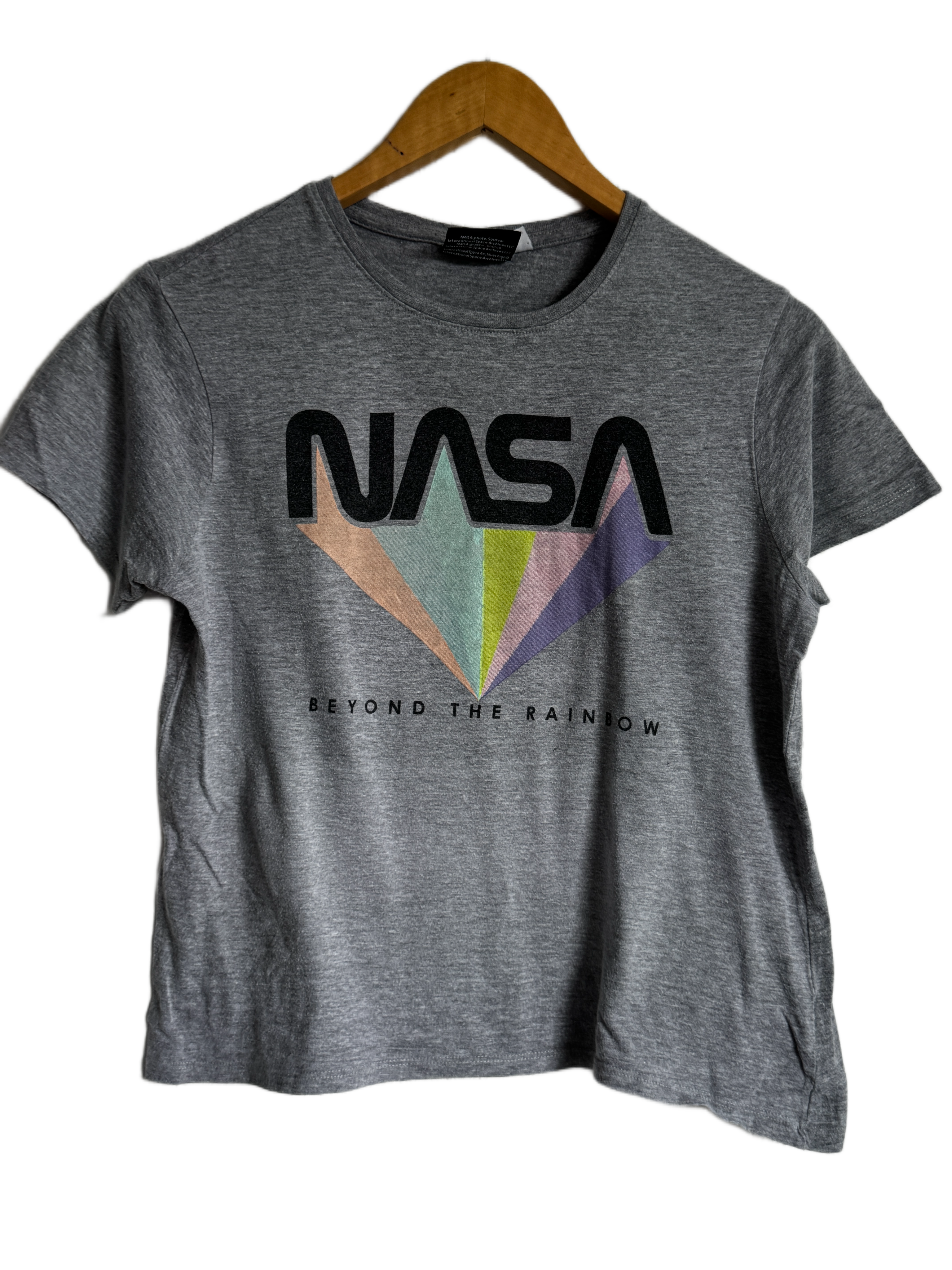 NASA 'Beyond the Rainbow' T-shirt, size XS.